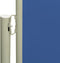 vidaXL - Tuinscherm - uittrekbaar - 180x600 - cm - blauw