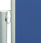 vidaXL - Tuinscherm - uittrekbaar - 180x600 - cm - blauw