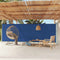 vidaXL - Tuinscherm - uittrekbaar - 180x600 - cm - blauw