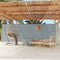 vidaXL - Tuinscherm - uittrekbaar - 180x600 - cm - grijs