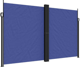 vidaXL - Tuinscherm - uittrekbaar - 200x1200 - cm - blauw