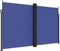vidaXL - Tuinscherm - uittrekbaar - 200x1200 - cm - blauw