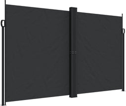 vidaXL - Tuinscherm - uittrekbaar - 200x1200 - cm - zwart
