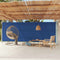 vidaXL - Tuinscherm - uittrekbaar - 200x600 - cm - blauw
