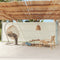 vidaXL - Tuinscherm - uittrekbaar - 200x600 - cm - crème