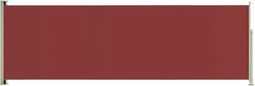 vidaXL - Tuinscherm - uittrekbaar - 200x600 - cm - rood