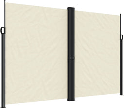 vidaXL - Tuinscherm - uittrekbaar - 220x1200 - cm - crèmekleurig