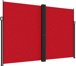 vidaXL - Tuinscherm - uittrekbaar - 220x1200 - cm - rood