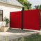 vidaXL - Tuinscherm - uittrekbaar - 220x1200 - cm - rood
