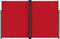 vidaXL - Tuinscherm - uittrekbaar - 220x1200 - cm - rood