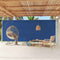 vidaXL - Tuinscherm - uittrekbaar - 220x600 - cm - blauw