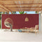 vidaXL - Tuinscherm - uittrekbaar - 220x600 - cm - rood