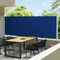 vidaXL - Tuinscherm - uittrekbaar - 600x160 - cm - blauw