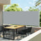 vidaXL - Tuinscherm - uittrekbaar - 600x160 - cm - grijs