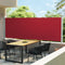 vidaXL - Tuinscherm - uittrekbaar - 600x160 - cm - rood