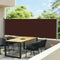 vidaXL - Tuinscherm - uittrekbaar - 600x160 - cm - zwart