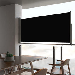 vidaXL - Tuinscherm - uittrekbaar - 60x300 - cm - zwart