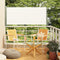 vidaXL - Tuinscherm - uittrekbaar - 80x300 - cm - zwart