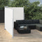 vidaXL - Tuinscherm - uittrekbaar - dubbel - 170x600 - cm - crème