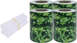 vidaXL - Tuinschermen - 4 - st - 35x0,19 - m - PVC - groen