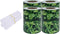 vidaXL - Tuinschermen - 4 - st - 35x0,19 - m - PVC - groen