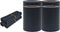 vidaXL-Tuinschermen-4-st-35x0,19-m-PVC-mat-donkergrijs