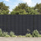 vidaXL-Tuinschermen-4-st-35x0,19-m-PVC-mat-donkergrijs