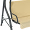vidaXL Tuinschommelstoel 170x110x153 cm crèmewit