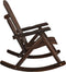 vidaXL - Tuinschommelstoel - 69x96x101 - cm - massief - vurenhout