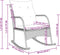 vidaXL - Tuinschommelstoel - met - kussens - poly - rattan - beige