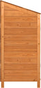 vidaXL - Tuinschuur - 102x52x112 - cm - massief - vurenhout - bruin