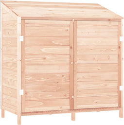 vidaXL - Tuinschuur - 102x52x112 - cm - massief - vurenhout