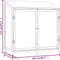 vidaXL - Tuinschuur - 102x52x112 - cm - massief - vurenhout