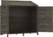vidaXL - Tuinschuur - 102x52x112 - cm - massief - vurenhout - antracietkleurig