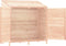 vidaXL - Tuinschuur - 102x52x112 - cm - massief - vurenhout