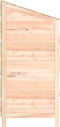 vidaXL - Tuinschuur - 102x52x112 - cm - massief - vurenhout - wit