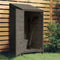 vidaXL - Tuinschuur - 102x52x174,5 - cm - massief - vurenhout - antracietkleurig