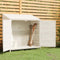 vidaXL - Tuinschuur - 102x52x174,5 - cm - massief - vurenhout - antracietkleurig
