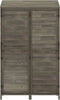 vidaXL - Tuinschuur - 102x52x174,5 - cm - massief - vurenhout - antracietkleurig