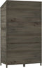 vidaXL - Tuinschuur - 102x52x174,5 - cm - massief - vurenhout - antracietkleurig