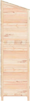 vidaXL - Tuinschuur - 102x52x174,5 - cm - massief - vurenhout