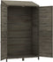 vidaXL - Tuinschuur - 102x52x174,5 - cm - massief - vurenhout - antracietkleurig