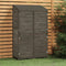 vidaXL - Tuinschuur - 102x52x174,5 - cm - massief - vurenhout - wit