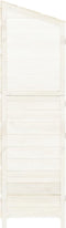 vidaXL - Tuinschuur - 102x52x174,5 - cm - massief - vurenhout - wit