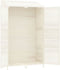 vidaXL - Tuinschuur - 102x52x174,5 - cm - massief - vurenhout - wit