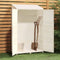 vidaXL - Tuinschuur - 102x52x174,5 - cm - massief - vurenhout - wit