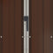 vidaXL - Tuinschuur - 116x45x175 - cm - gegalvaniseerd - staal - bruin
