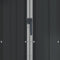 vidaXL - Tuinschuur - 116x45x175 - cm - gegalvaniseerd - staal - grijs
