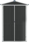 vidaXL - Tuinschuur - 116x45x175 - cm - gegalvaniseerd - staal - grijs