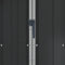 vidaXL - Tuinschuur - 116x45x175 - cm - gegalvaniseerd - staal - grijs
